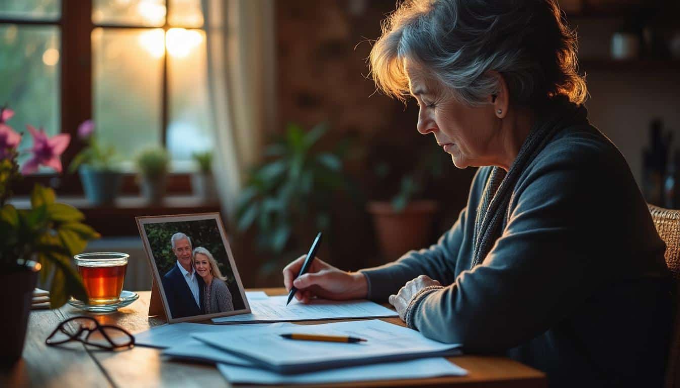 Illustration: Comprendre la pension de réversion après le décès du conjoint