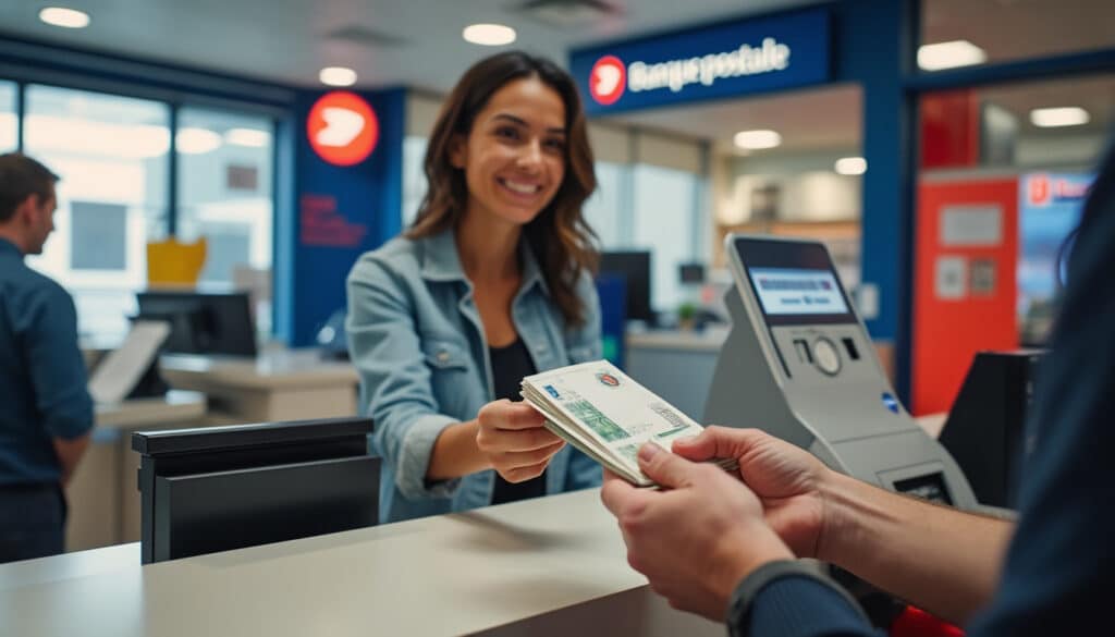 Dépôt d'espèces à la Banque Postale : modalités et services