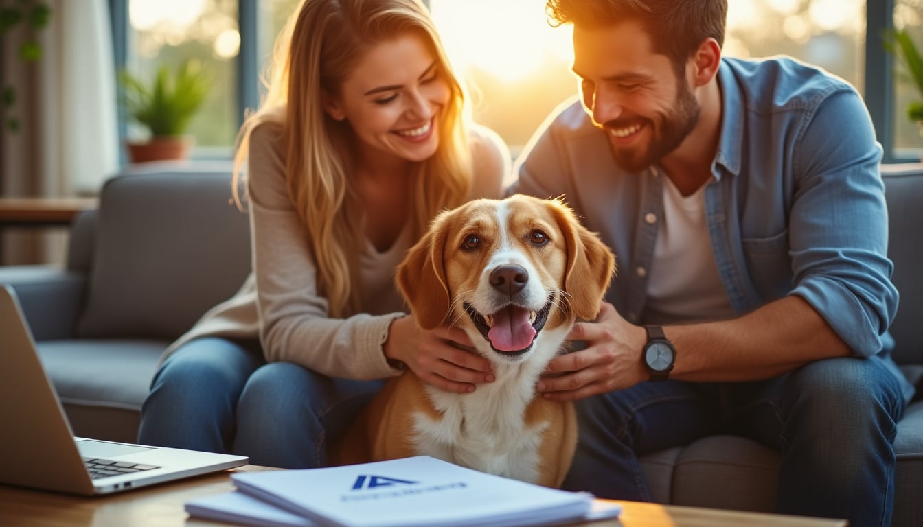 Illustration: Pourquoi choisir une mutuelle adaptée à son chien avec AXA ?