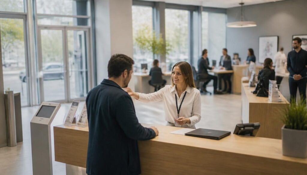 Chargé d’accueil en banque : rôle, salaire et missions